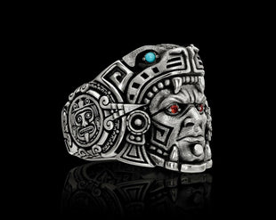 Handcrafted Carved Ring