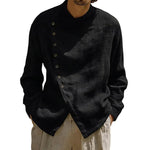 Men's Natural Linen Long Sleeve Shirt
