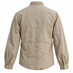 1930s Vintage Military Side-Button Linen Shirt