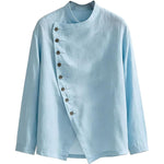Men's Natural Linen Long Sleeve Shirt