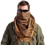 Military Tactical Desert Head Neck Scarf Arab Wrap with Tassel