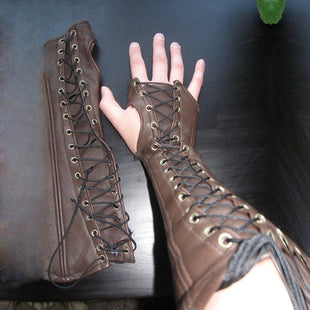 Medieval Cosplay Customer Steampunk Leather Bracer